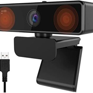 NUROUM 2K Webcam with Microphone, 1080P/60fps, 1440P/30fps, Dual Microphone with Privacy Cover, Wide-Angle USB FHD Web Computer Camera, Plug and Play, for Zoom/Skype/Teams/Webex, Laptop MAC PC Desktop