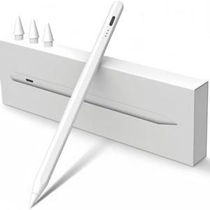 Stylus Pen for iPad W/Palm Rejection Tilt Sensitivity,13 Mins Fully Charged,MEKO Active Touch Screen Apple Pencil Compatible W/iPad 6/7/8/9/10,iPad Pro12.9&11",iPad Air3/4/5,iPad mini5/6(1Pack+3Nibs)